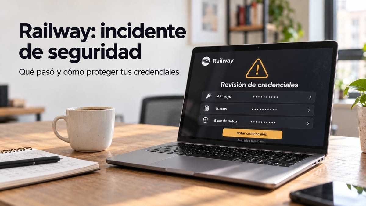 Incidente de seguridad en Railway: qué ocurrió y qué deben hacer las empresas