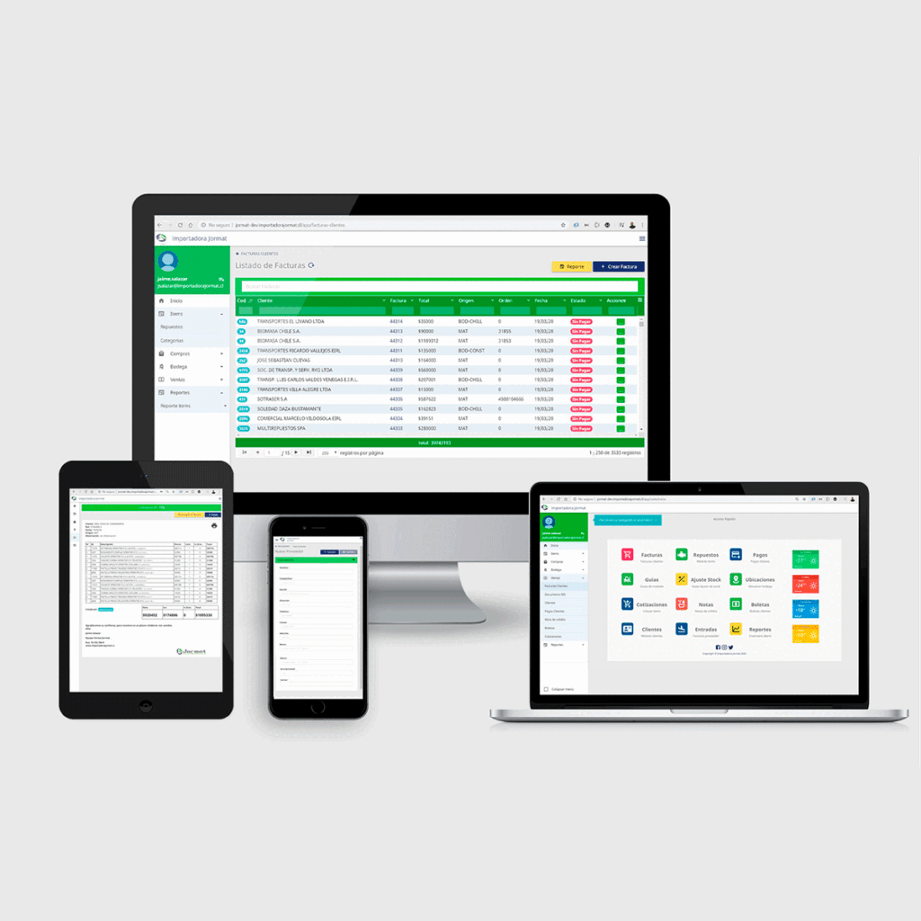 Jormat Evolution — ERP Cloud