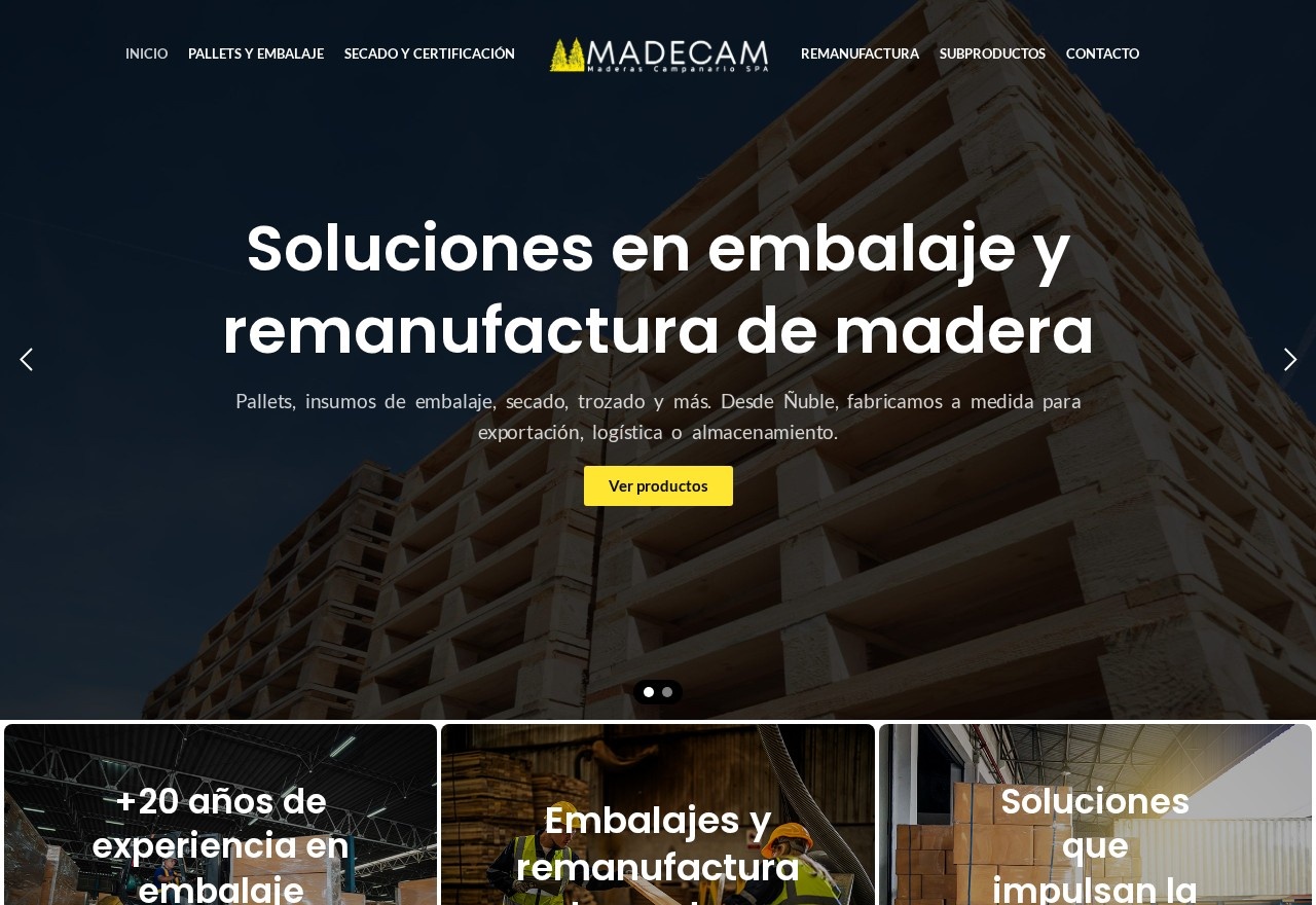 Madecam — Sitio Web Corporativo