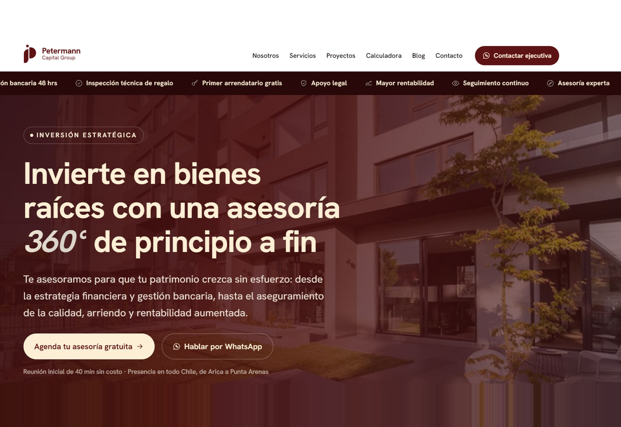 Petermann Capital Group — Plataforma de Inversión Inmobiliaria